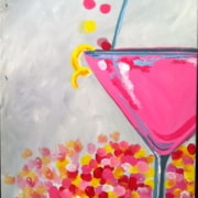 Cape Coral Paint Party - Pink Flirtini