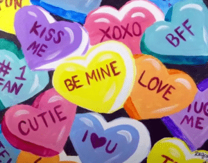 💖✨ Sanlando Park Paint Night: Candy Hearts (BYOS Sober Event) ✨💖