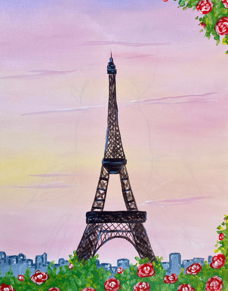 Orlando Paint & Sip: Paris Florals @ Catrina's Mexican Fusion