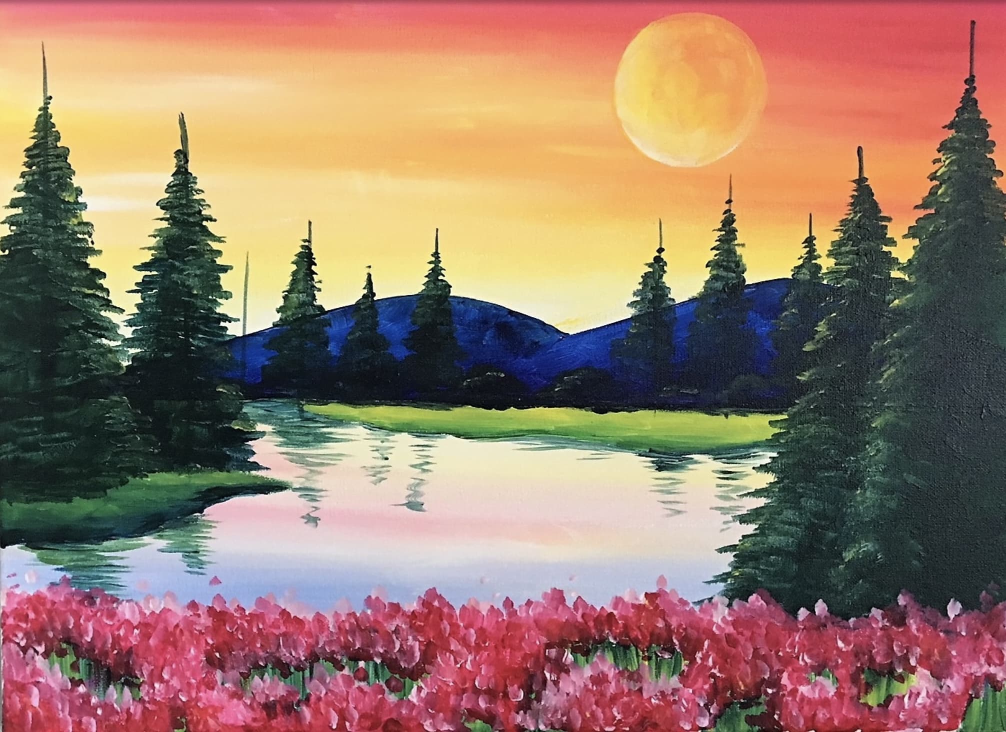 Tampa Art and Wine - Tulips By The Lake