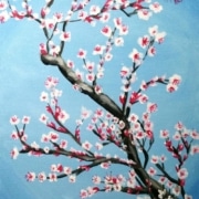 Paint and Sip Orlando Cherry Blossoms at Flippers O-Town West