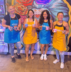 Cape Coral Paint Party - Flower Pots