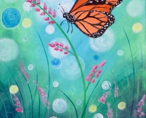 Cape Coral Paint Party - Prairie Monarch