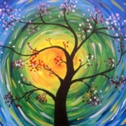 Cape Coral Art and Wine - Flower Tree