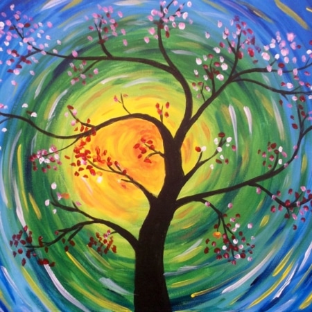 Cape Coral Art and Wine - Flower Tree