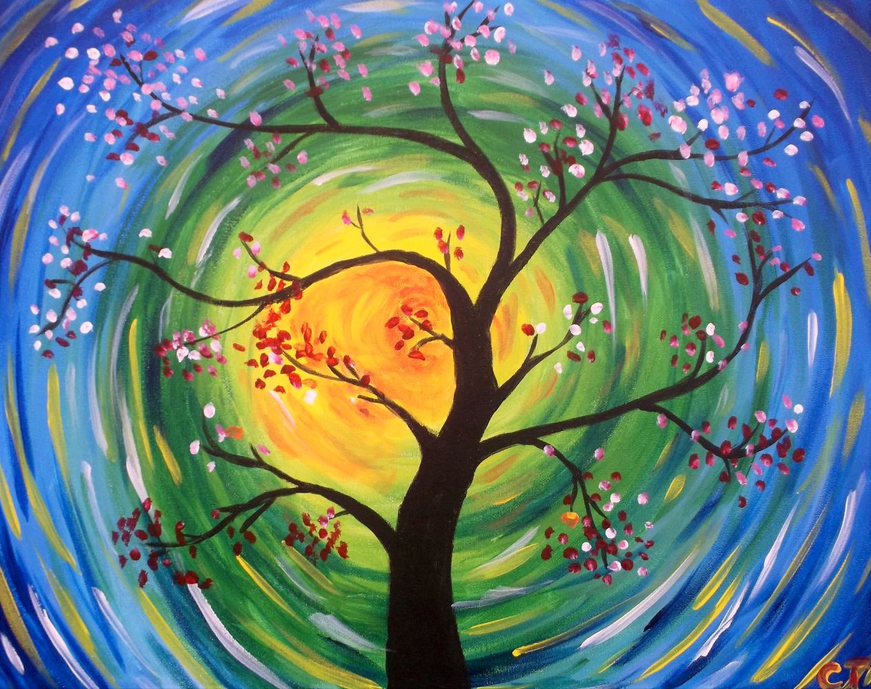 Cape Coral Art and Wine - Flower Tree