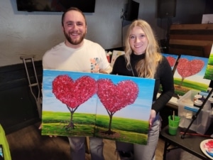 Tampa Paint Party - Mountain Flowers