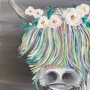 Cape Coral Wine and Paint - Highland Coo