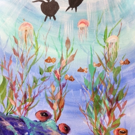 Cape Coral Art and Wine - Swimming With Turtles