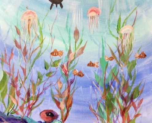 Cape Coral Art and Wine - Swimming With Turtles