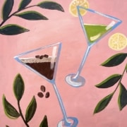 It's Martini Time! Let's get swanky together at our Fort Myers Paint Night. Make this modern mid-century painting with us!