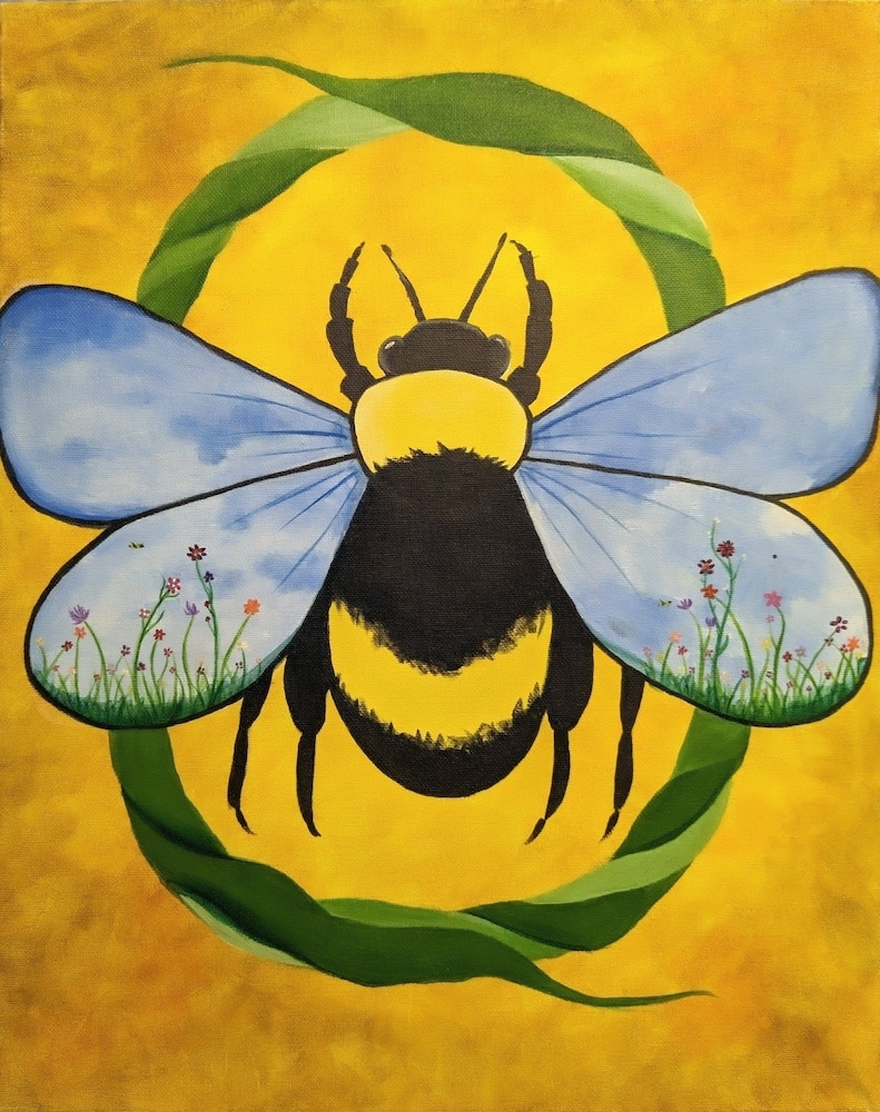 Cape Coral Paint Party- Spring Bee