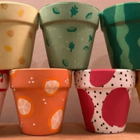 Cape Coral Paint Party - Flower Pots