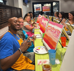 Paint and Sip at Funky Buddha – Best Friends