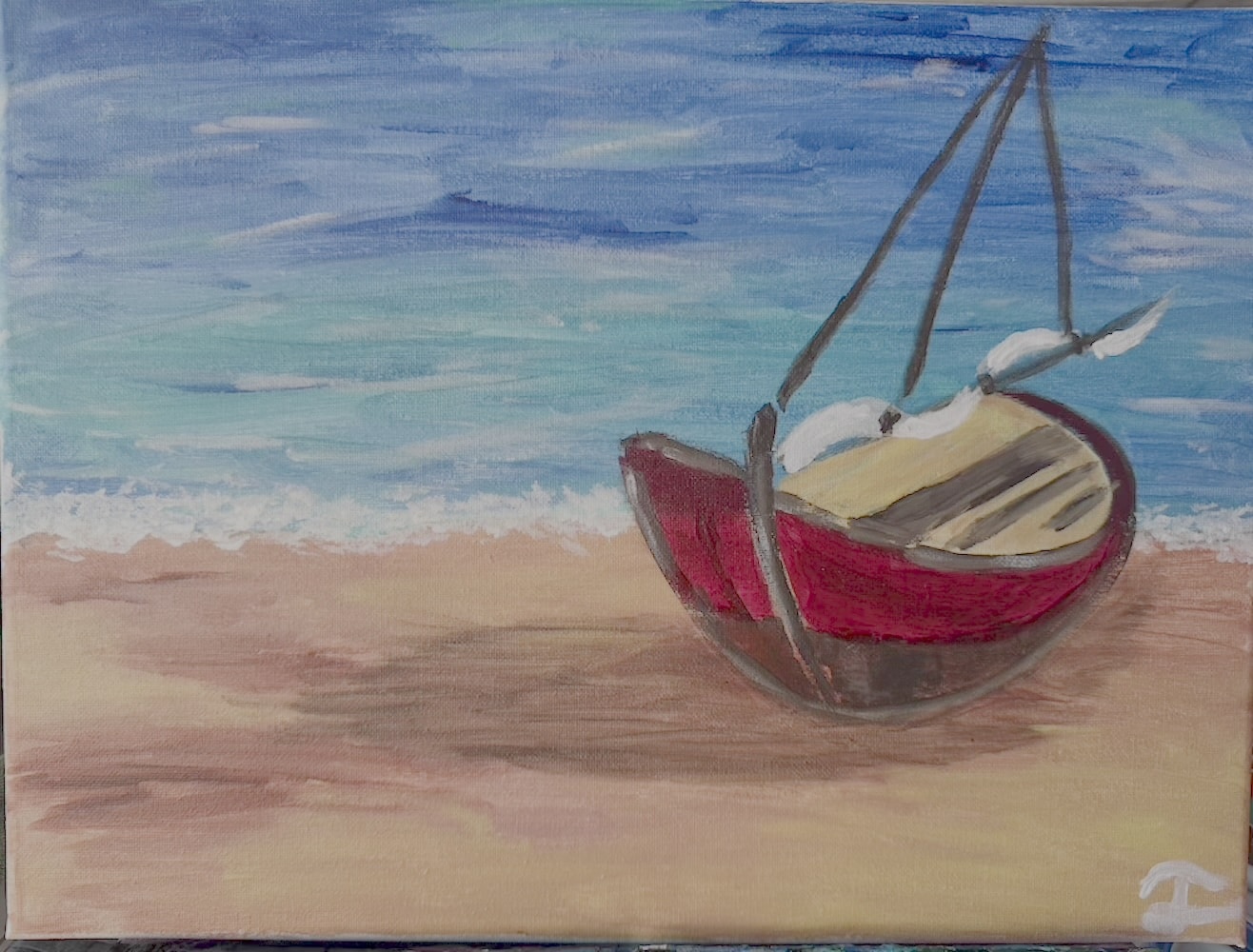 New World Tampa - Sail Boat on Beach