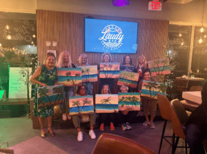 Paint and Sip at Laudy Bar - Spring Shades