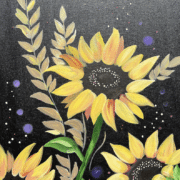 Cape Coral Sip and Paint Party - Shining Sunflowers