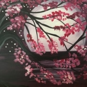 Orlando Paint and Sip Full Moon Blooms at Gravity Taproom
