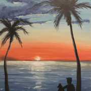 Paint and Sip at Funky Buddha – Best Friends