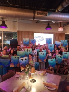 Paint and Sip at Laudy Bar – Tropical Love 