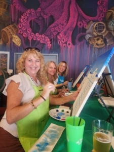 Pompano Beach Paint and Sip – Colorful Kraken