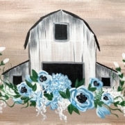 Fort Myers Painting on the Farm - Barn Flowers