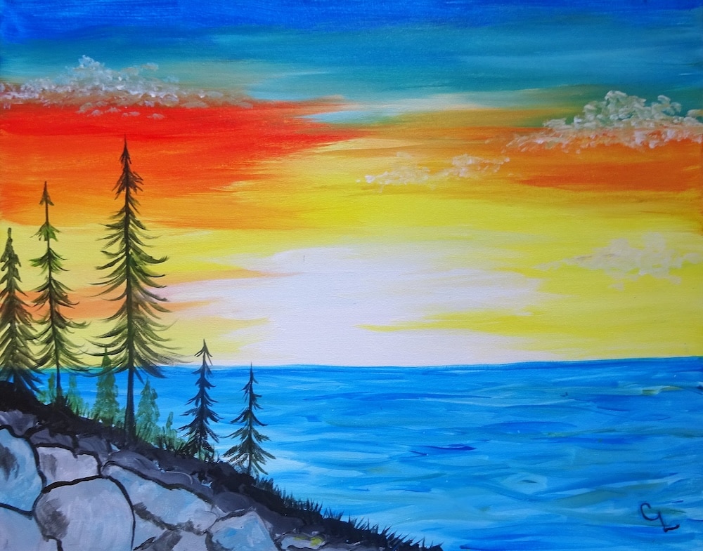 Apollo Beach Paint and Sip - Colorful Shore