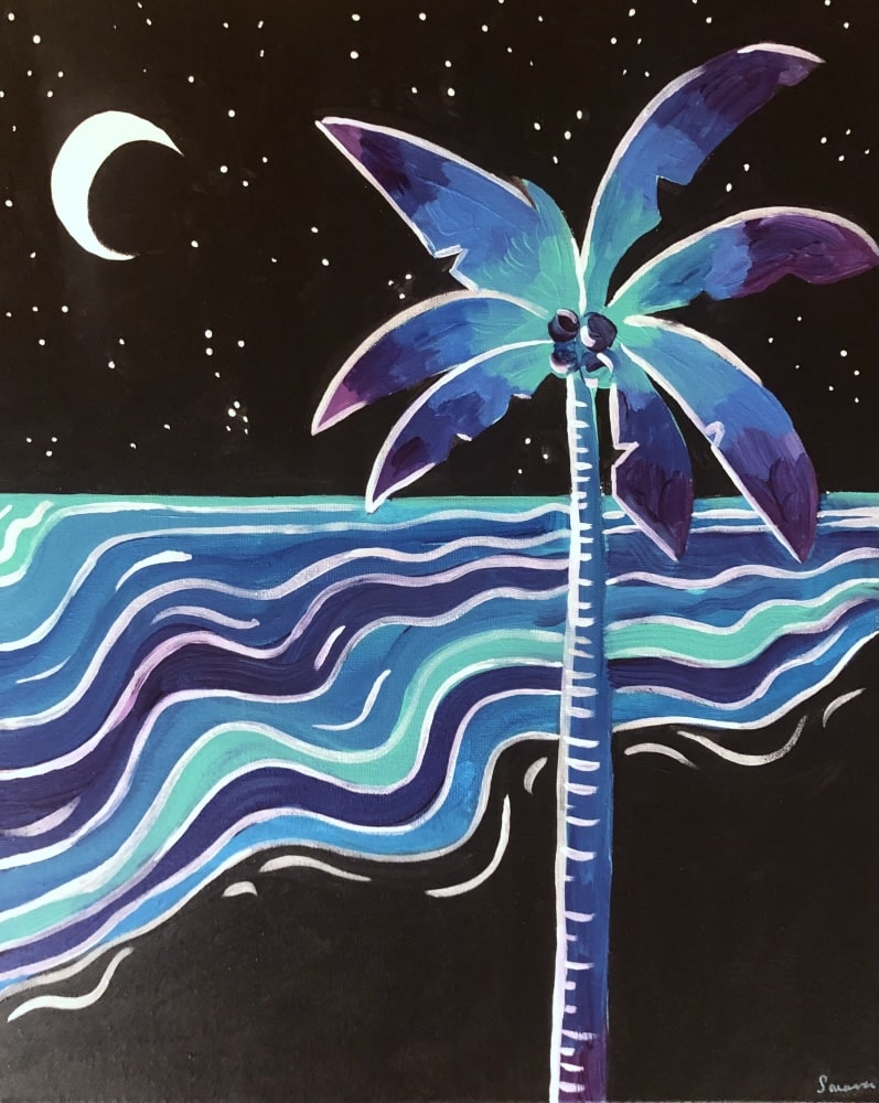 Tampa Paint Night- Art Deco Beach