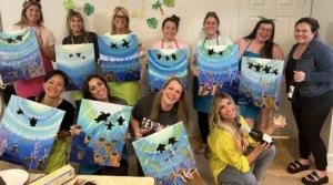 Host a Bachelorette Painting Party