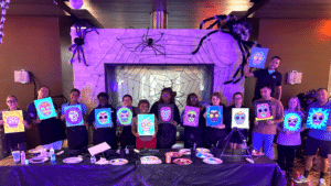 Glow-in-the-Dark Neon Paint Party at Beat Culture