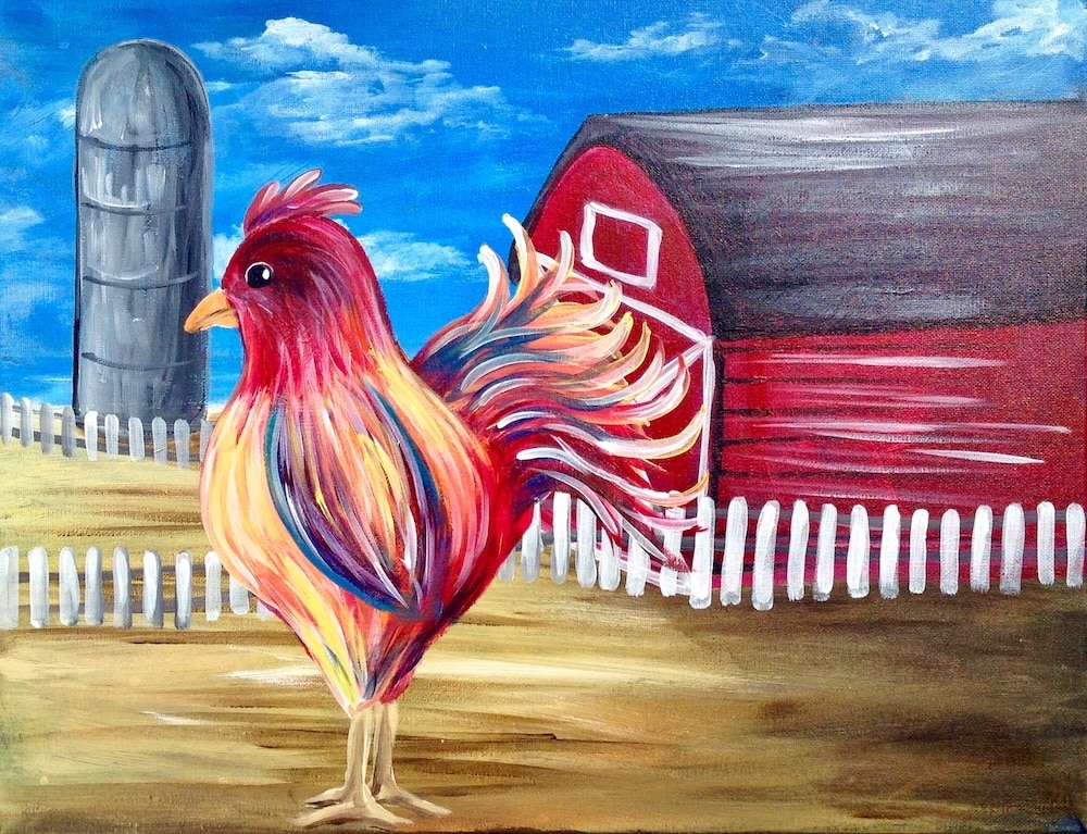 Ruskin Canvas and Wine - King of the Farm