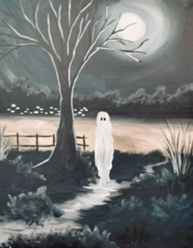 Apollo Beach Paint Party- Ghostly Meeting