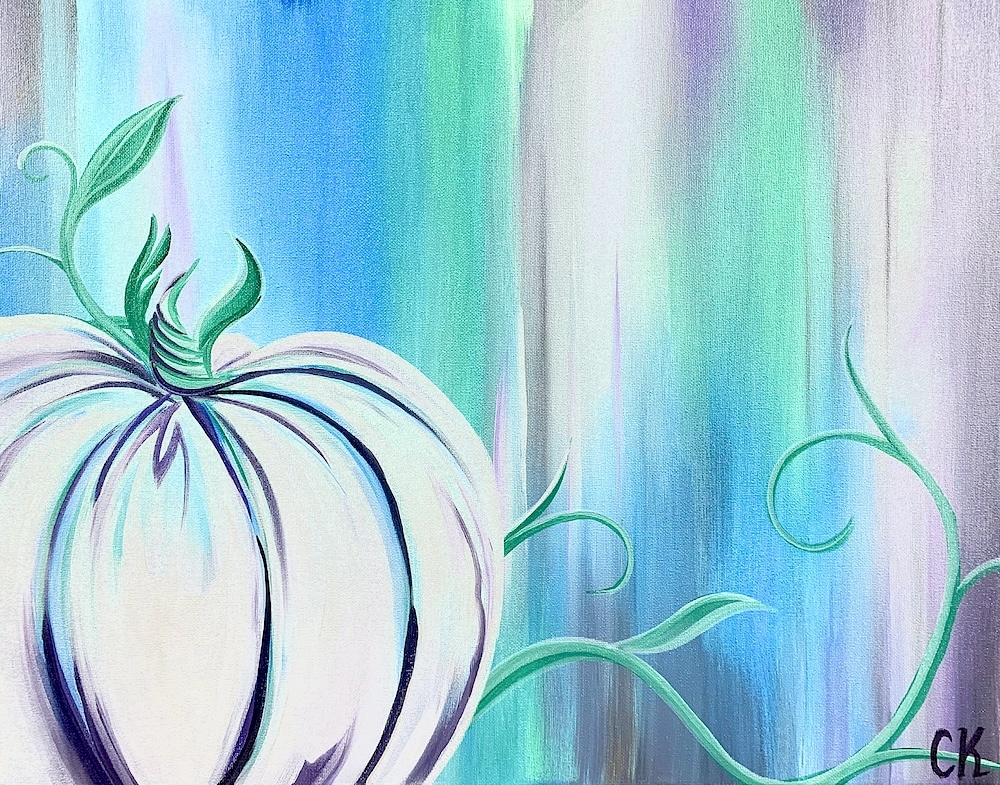 Cape Coral Paint and Wine - Chic Pumpkin