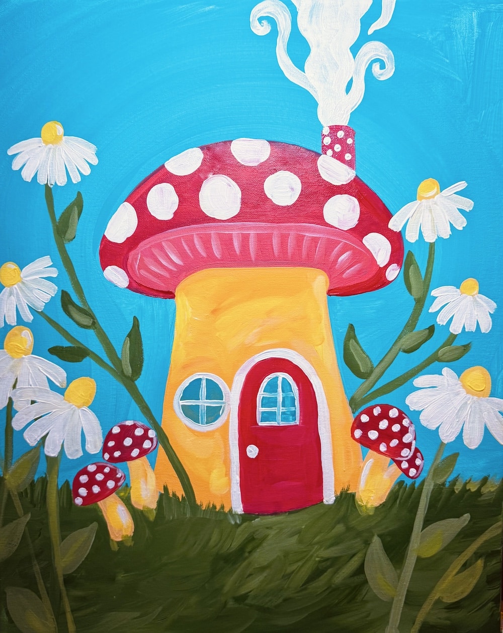 Mushroom Magic Paint and Sip at Gulf Stream Brewing 