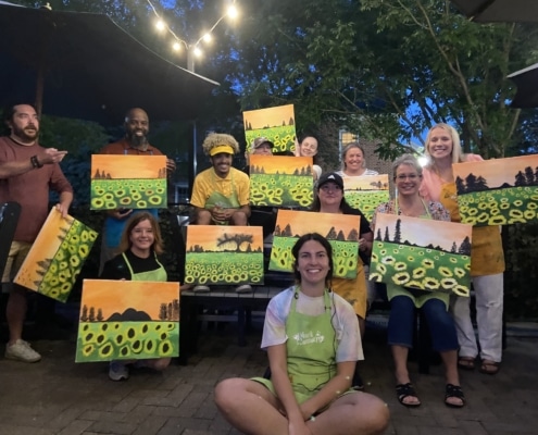 Private Paint and Sip - Orlando - Wine and Canvas Summer 2024