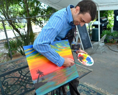 Meet the Orlando Paint and Sip Artists - Max Laurent - Wine and Canvas