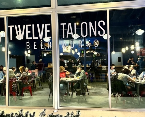 Twelve Talons Beerworks - Milk District - Paint and Sip - Wine and Canvas Orlando - Summer sunset Over Lake