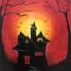Cape Coral Sip n Paint spooky lane