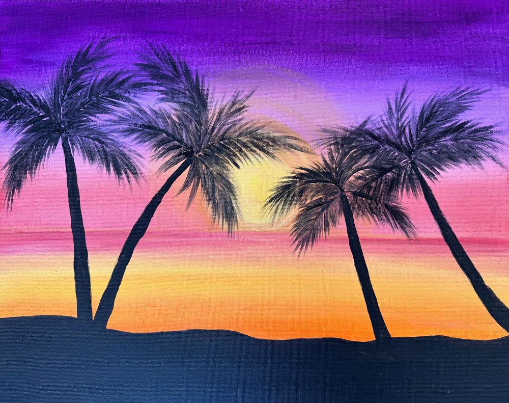 Paint and Sip Ft Myers Beach - Golden Palms