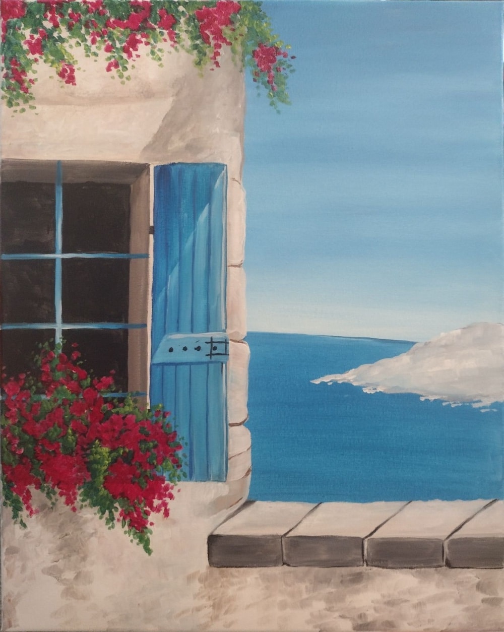 April Paint and Sip Iona - Find Me in Greece