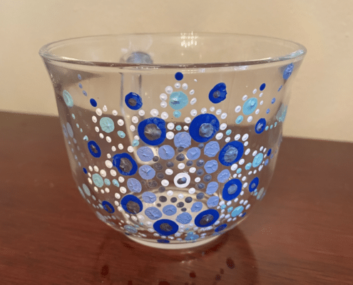 Bridgetown at the Plantation Arts & Crafts Series – Mandala Coffee Cups - Wine and Canvas Ft. Myers - Paint and Sip - Marina Bay of Ft. Myers Paint Party - Glass Painting