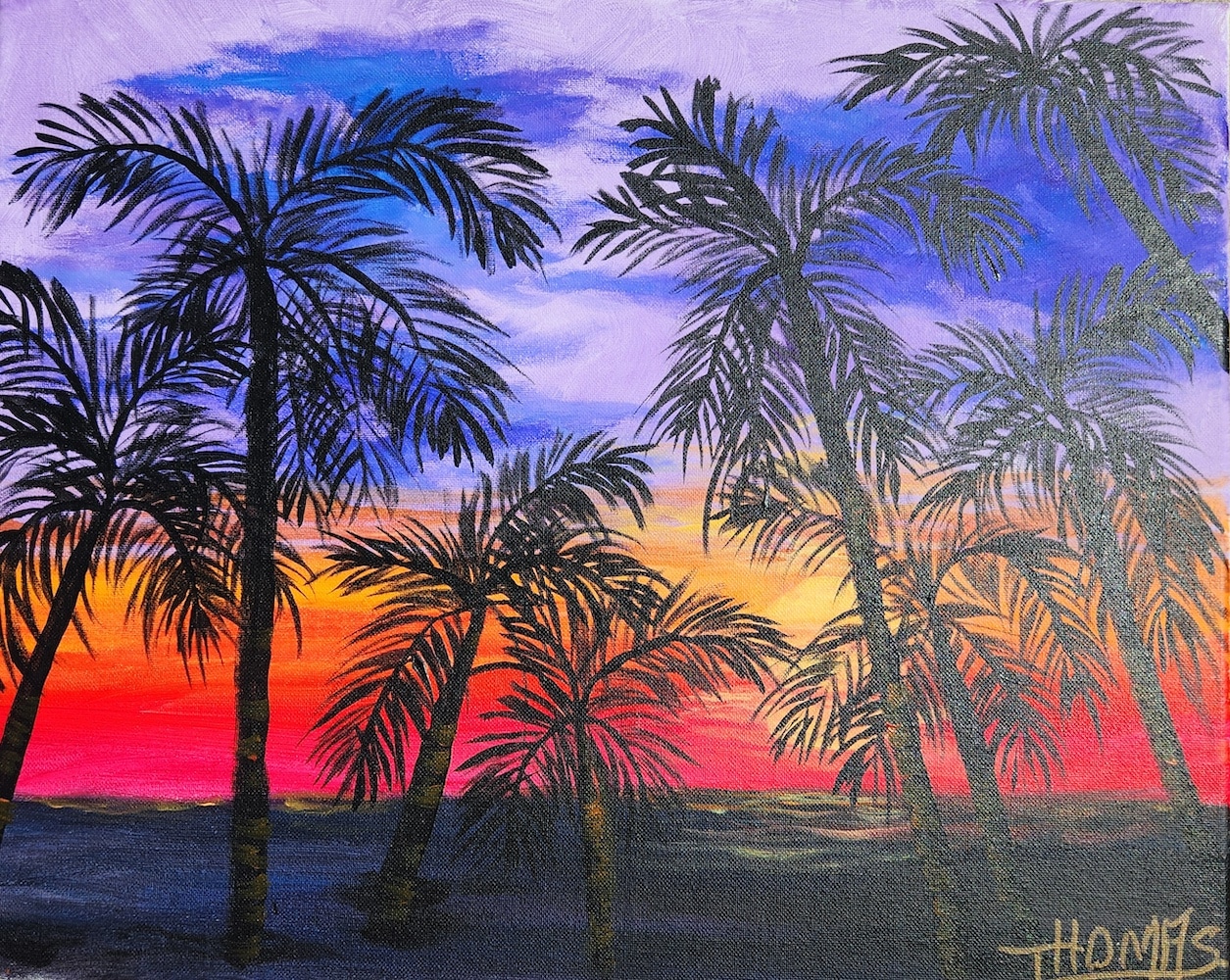 Fort Myers Paint and Sip - Sunset Palms