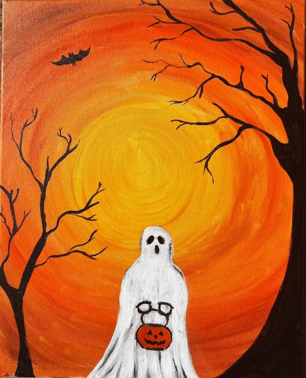 Cape Coral Paint n Sip - Halloween Ghost