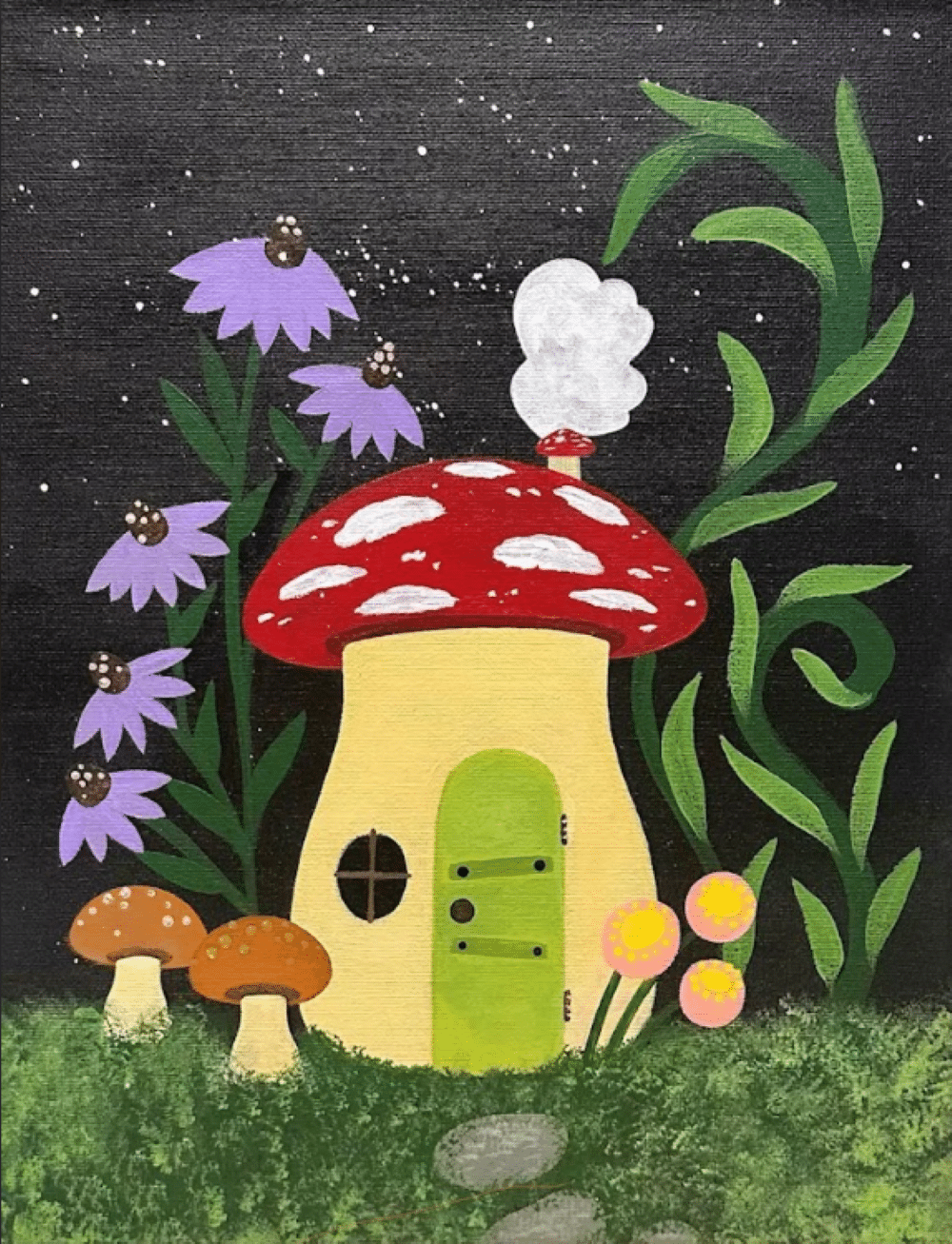 Ft. Myers Beach Sip n Paint - Toadstool Cottage