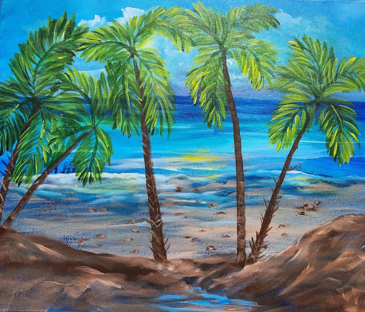 Ft Myers Painting Party - Beach Life