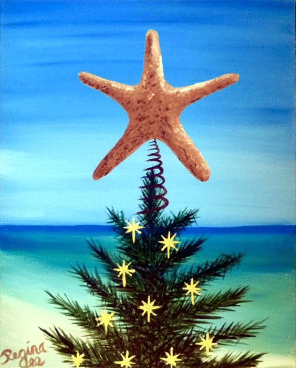 Cape Coral Paint on Canvas Class - Starfish Tree