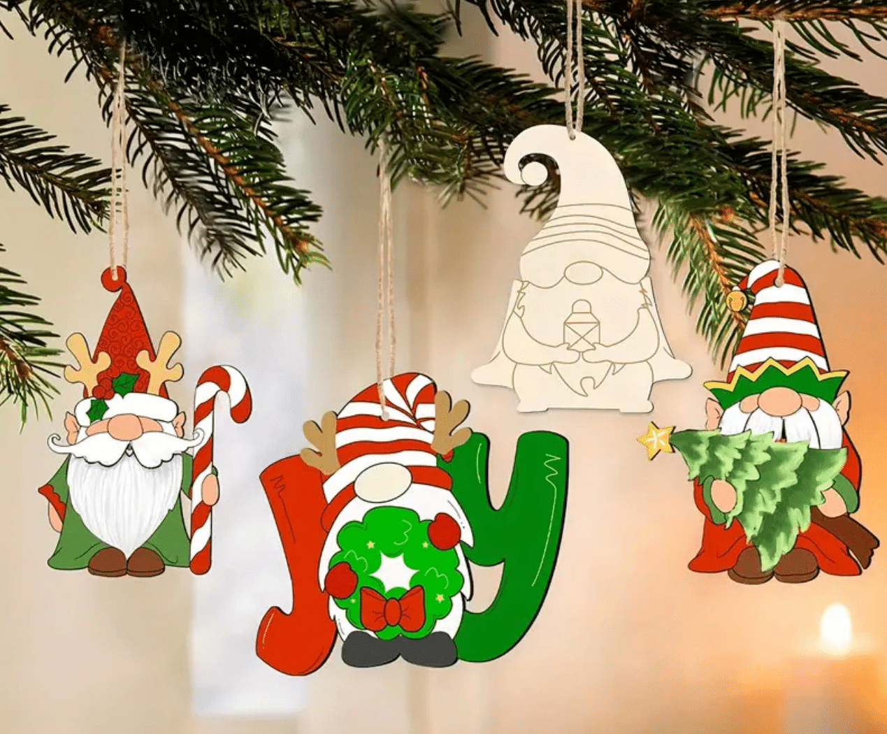 Cape Coral Paint on Canvas Class - Gnome Ornaments