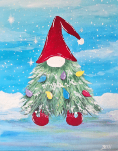 Cape Coral Art Party - Xmas Gnome