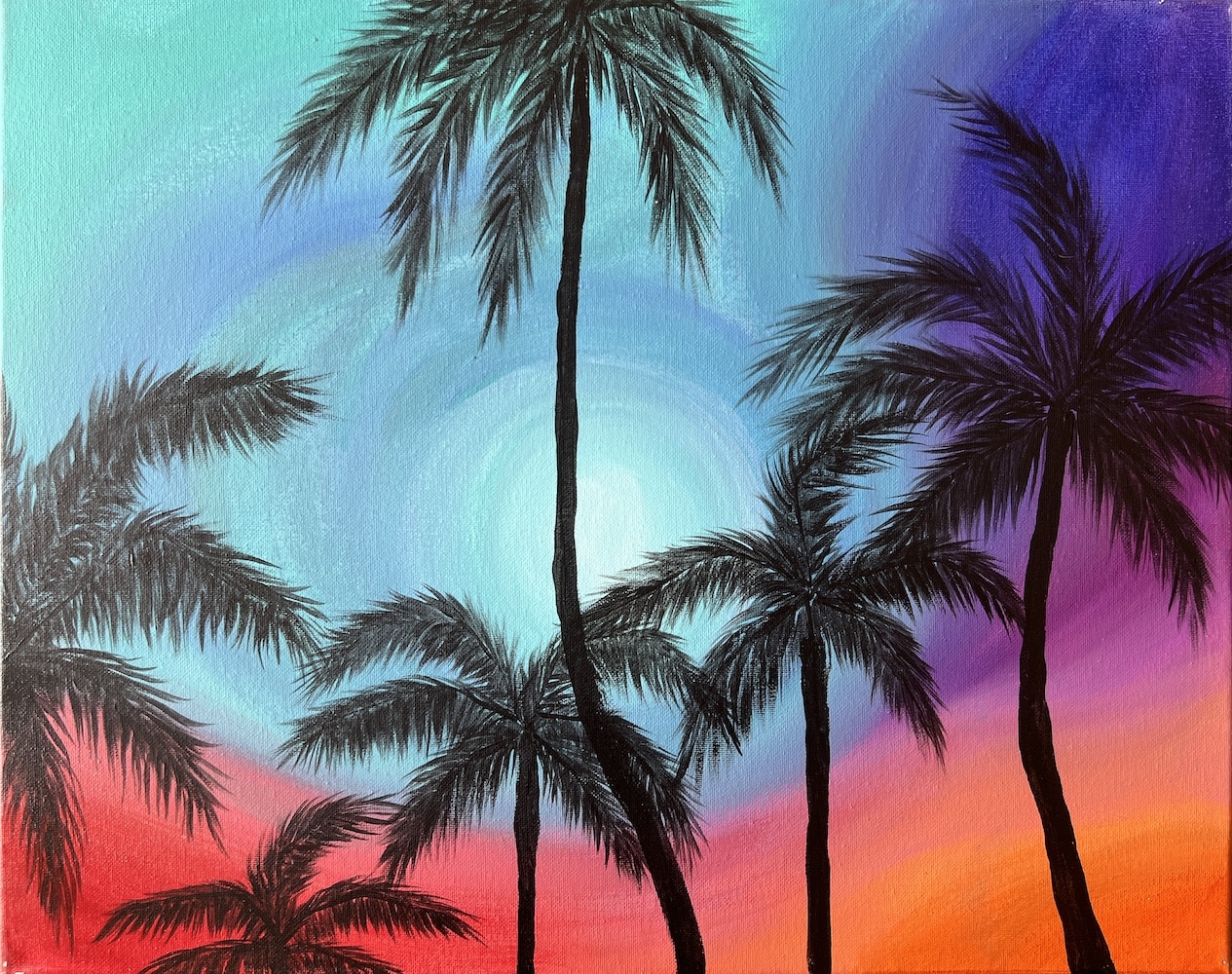 Cape Coral Wine and Canvas - Tropical Nights