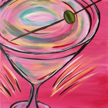 Cape Coral Paint & Sip - Pink Martini